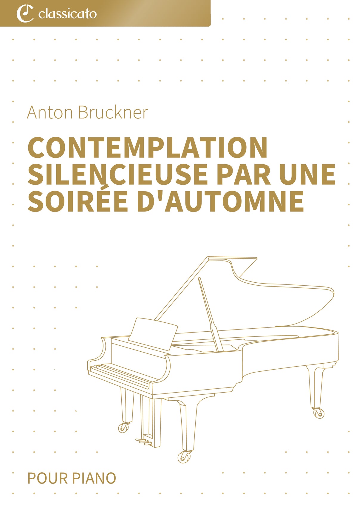 Contemplation silencieuse par une soirée d'automne