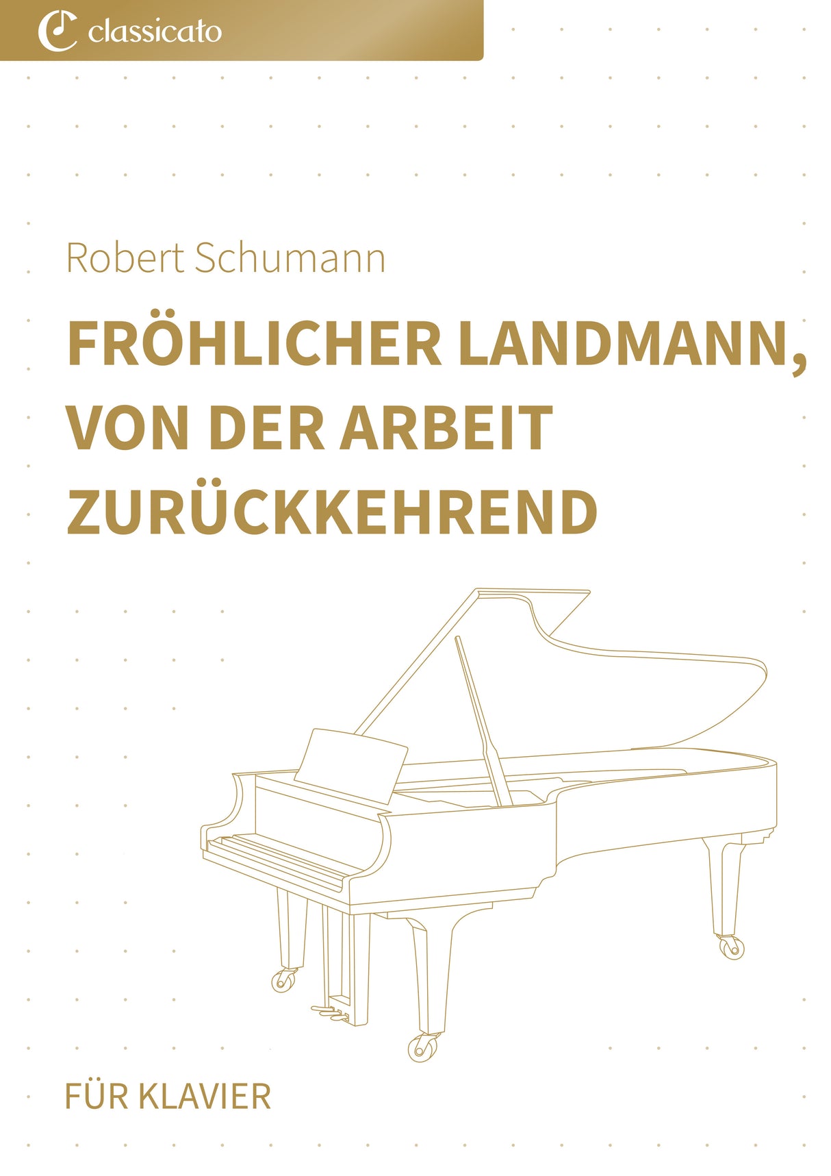 Fröhlicher Landmann, von der Arbeit zurückkehrend