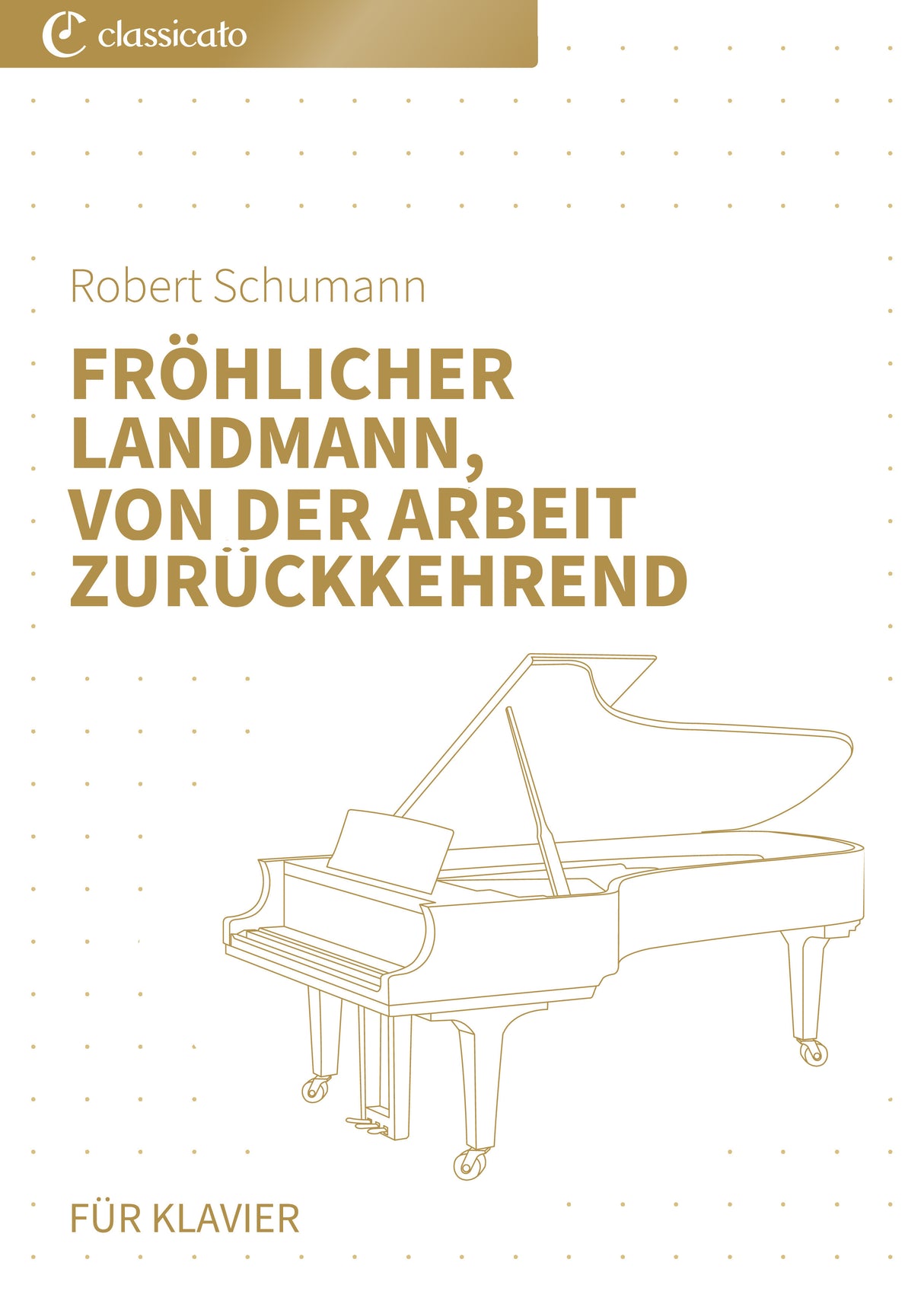 Fröhlicher Landmann, von der Arbeit zurückkehrend