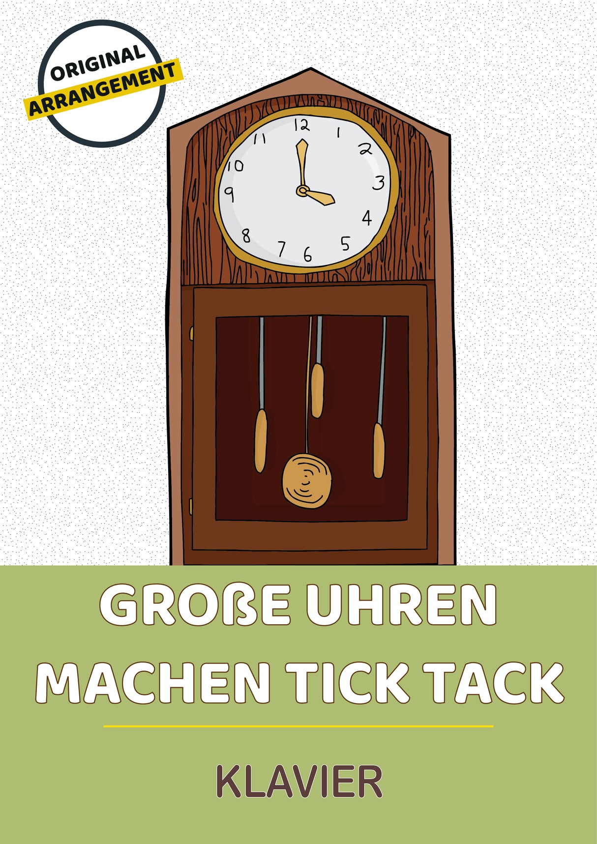 Große Uhren machen tick tack