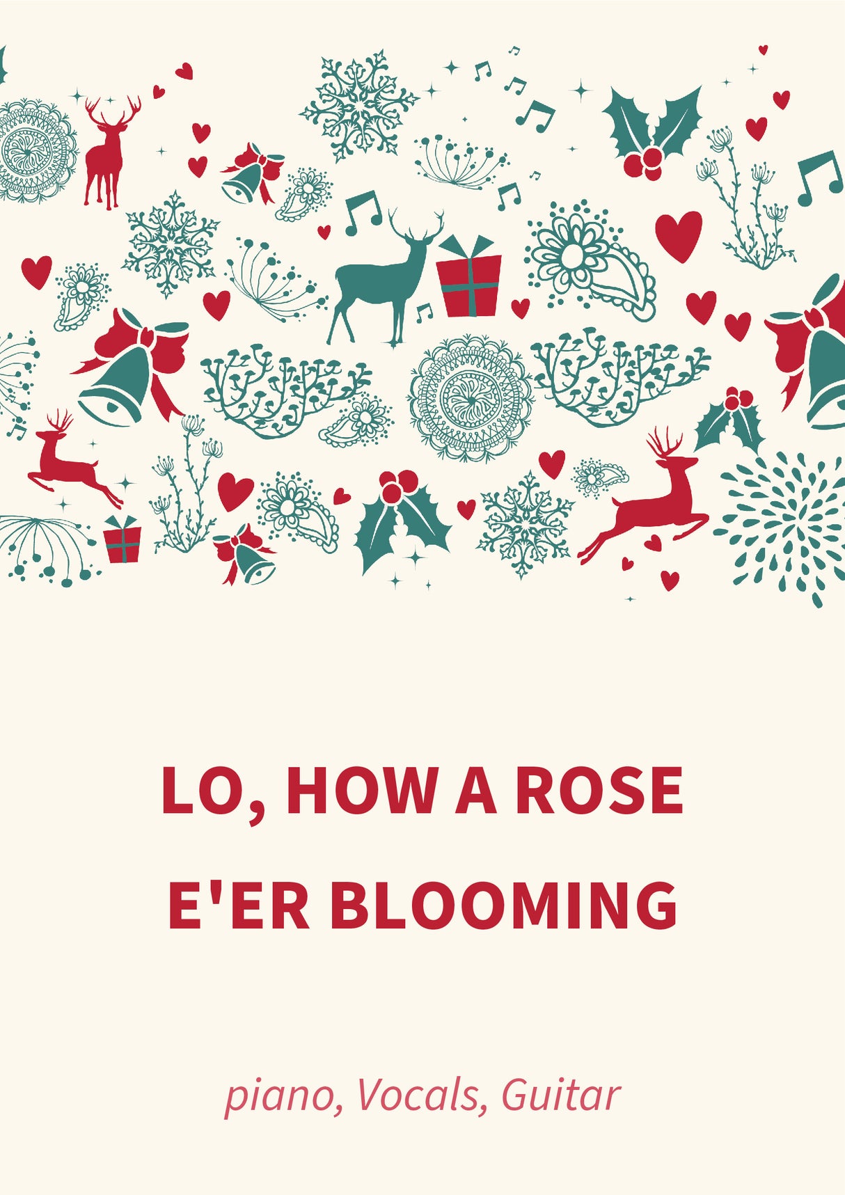 Lo, How A Rose E'er Blooming
