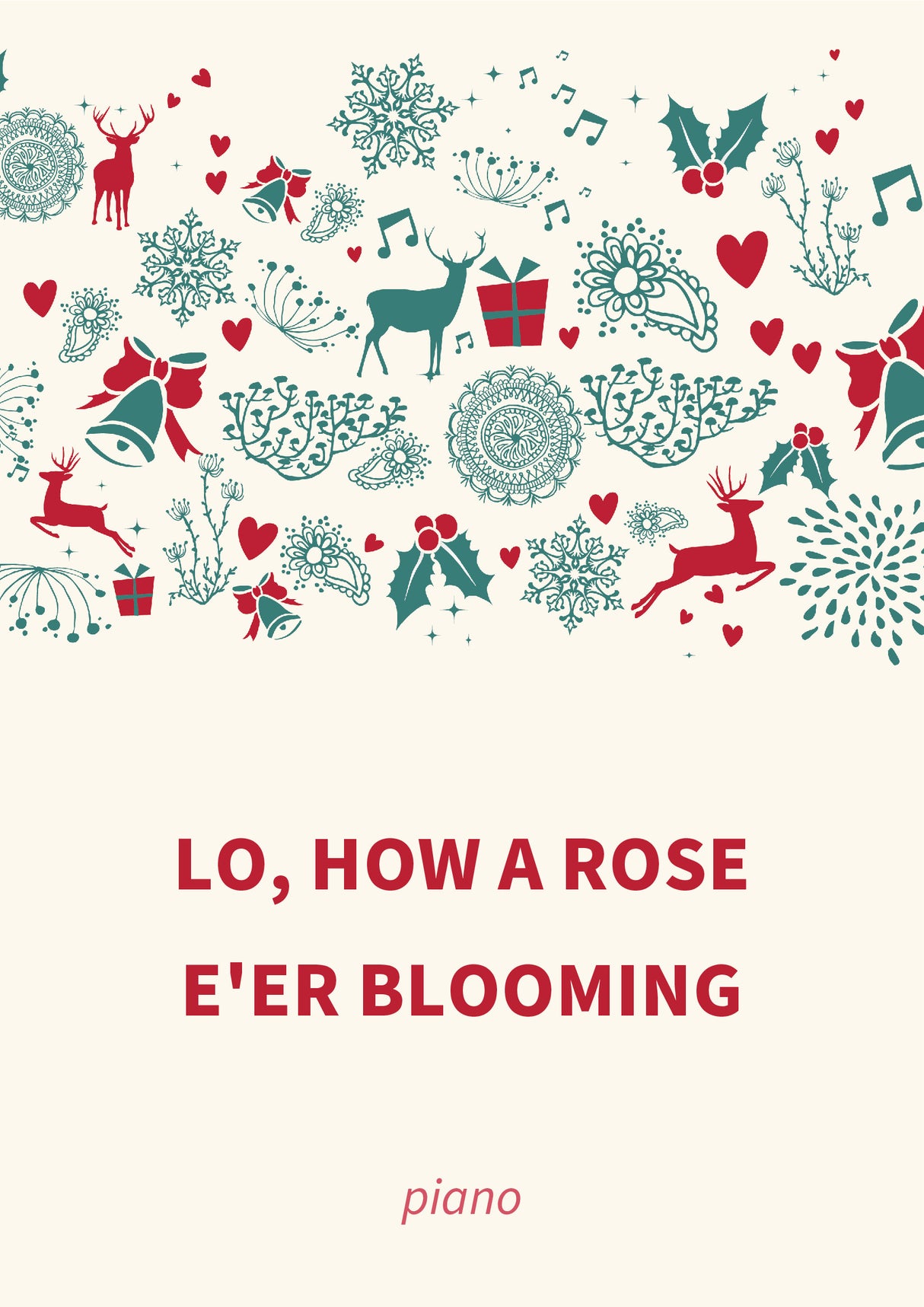 Lo, How A Rose E'er Blooming