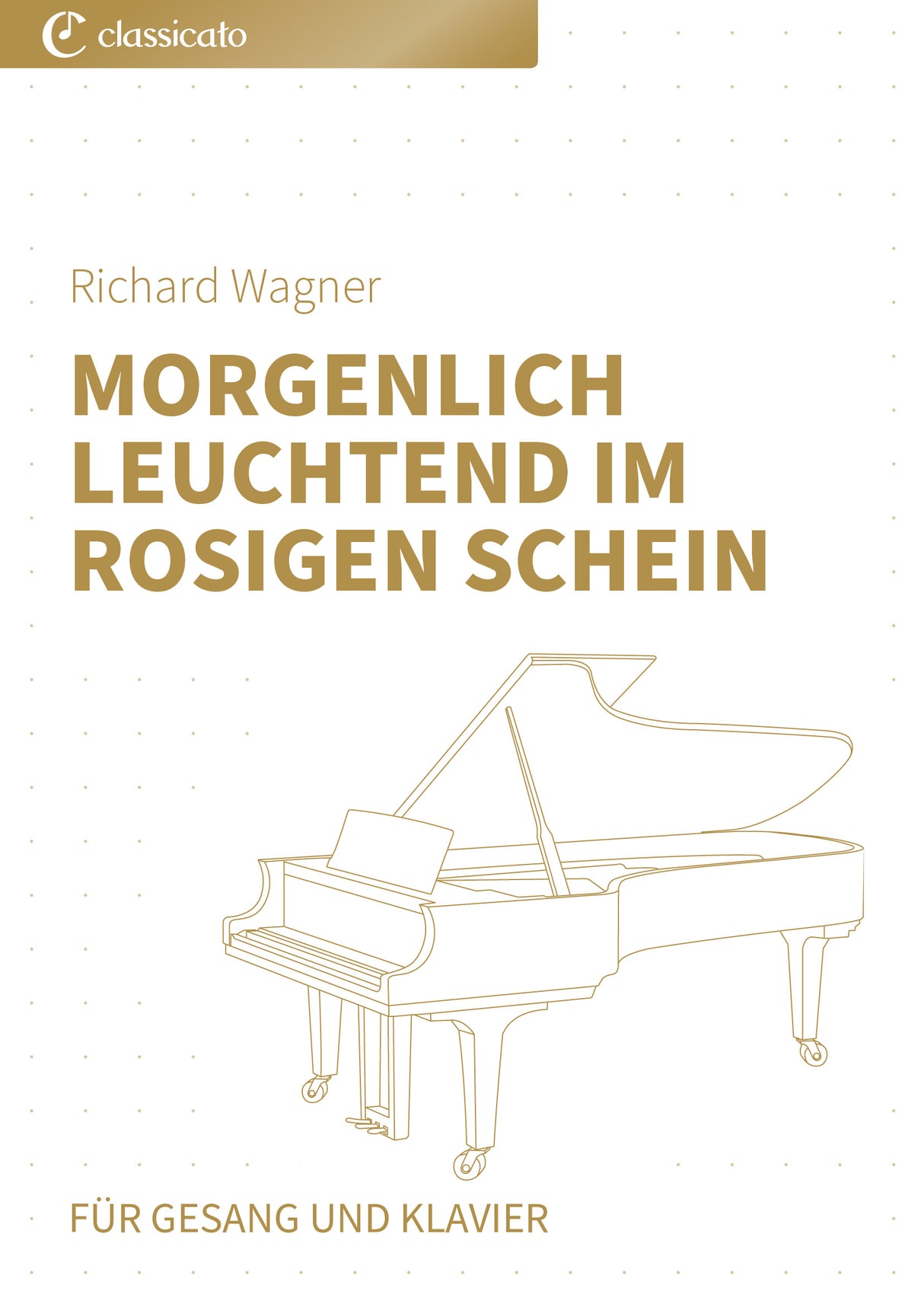 Morgenlich leuchtend im rosigen Schein