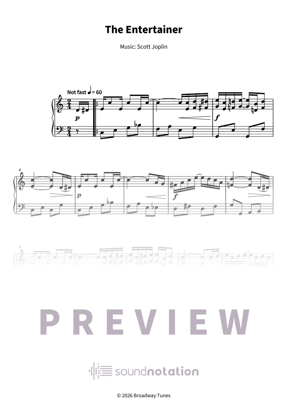 The Entertainer - Preview Page 1