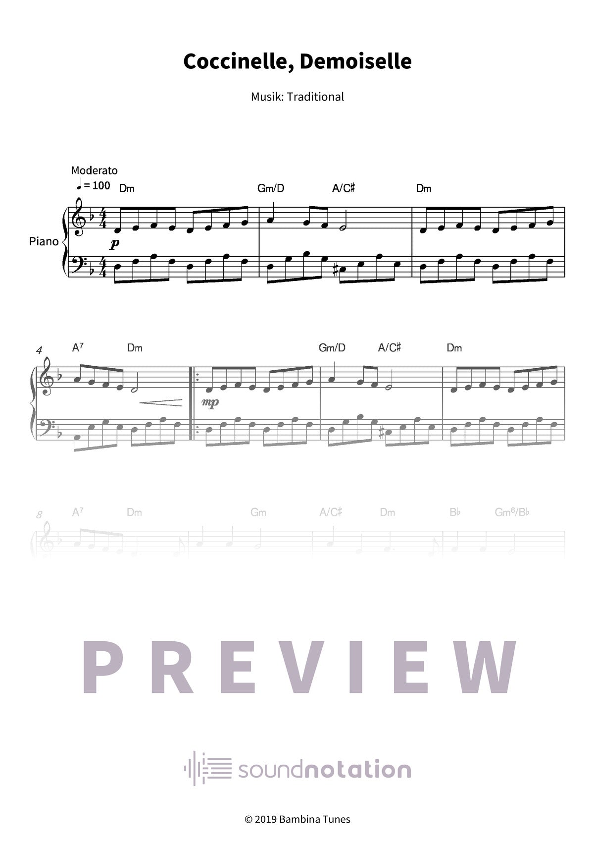 Coccinelle, Demoiselle - Preview Page 1