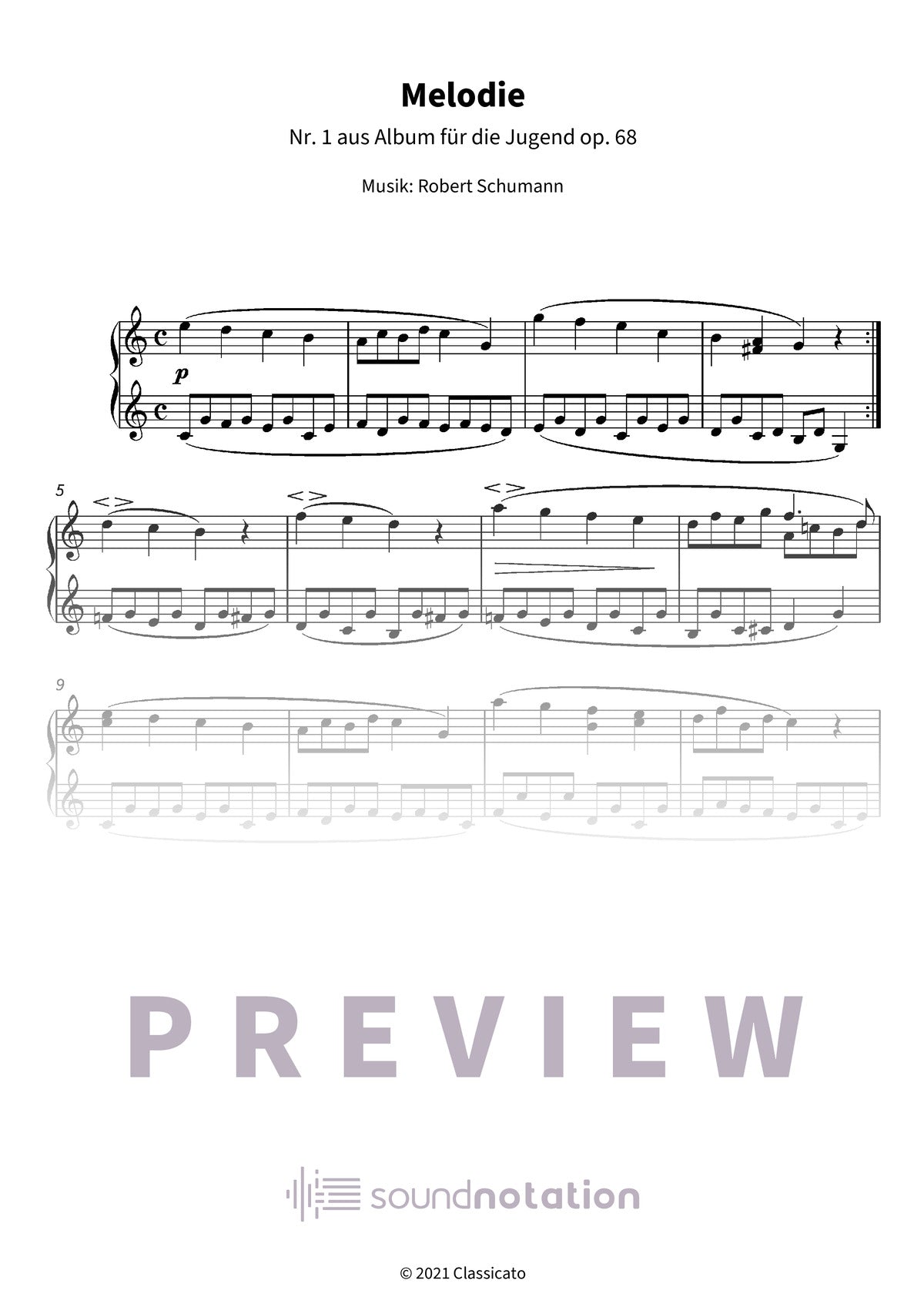 Melodie - Preview Page 1