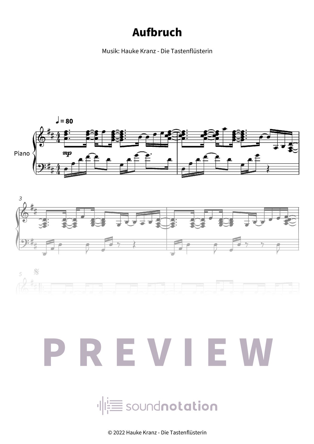 Aufbruch - Preview Page 1