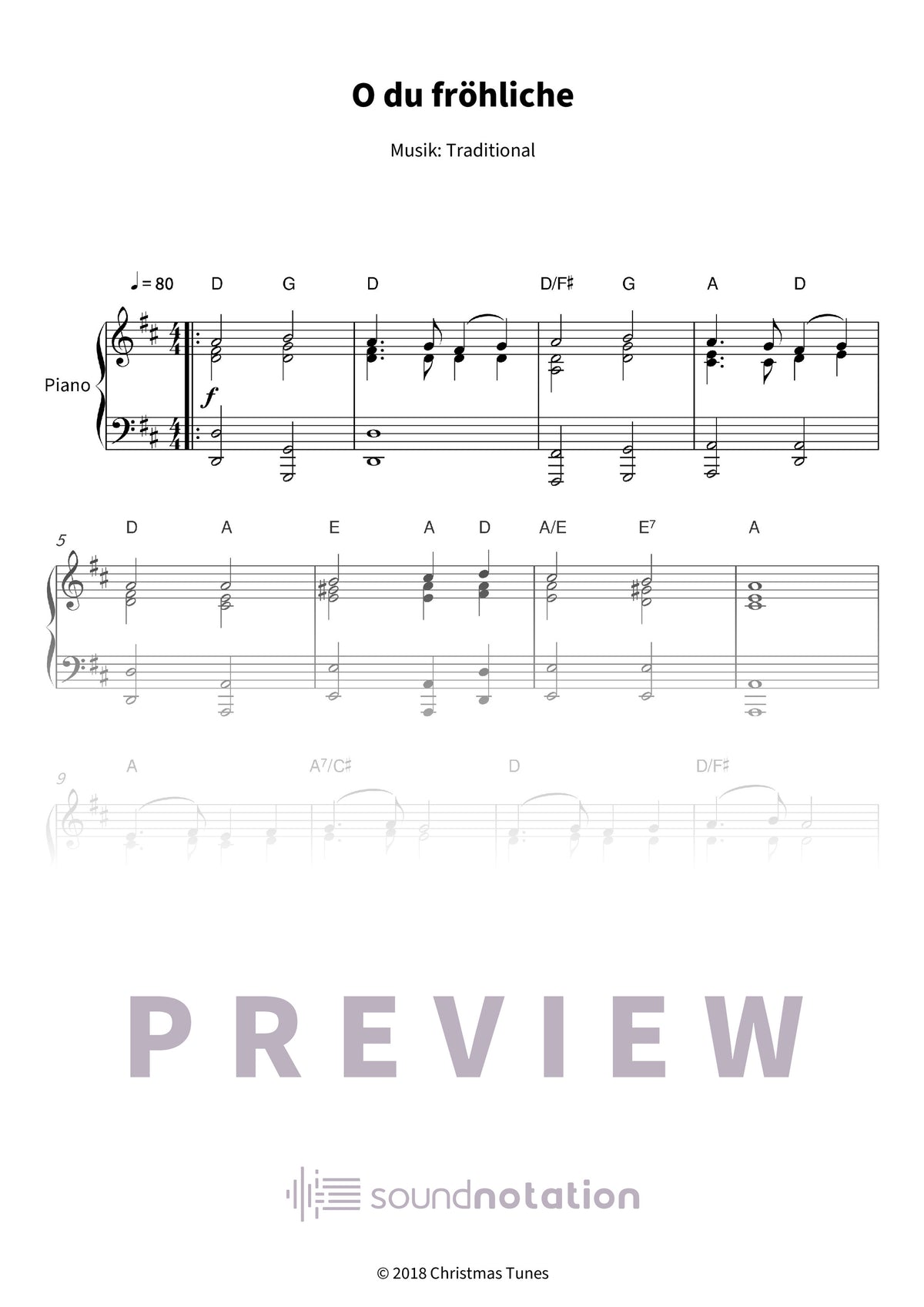 O du fröhliche - Preview Page 1