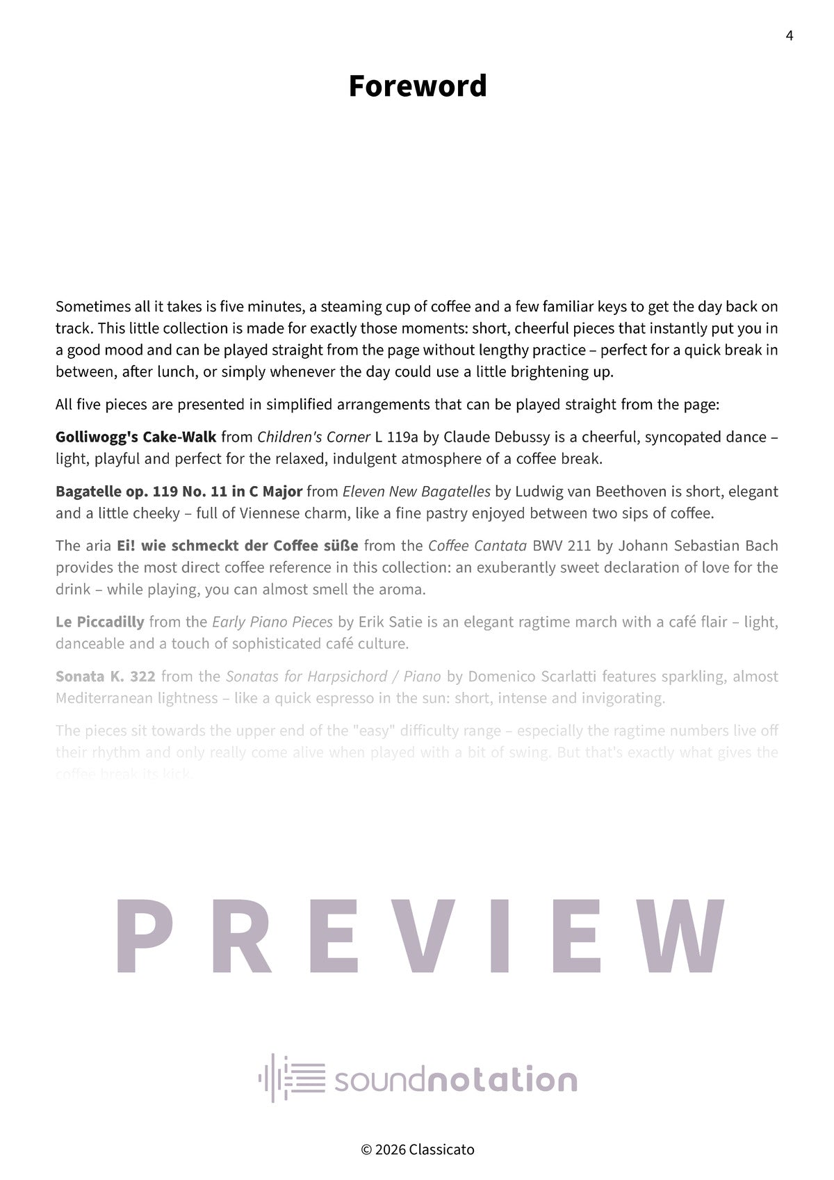 Piano Coffee Break - Preview Page 1