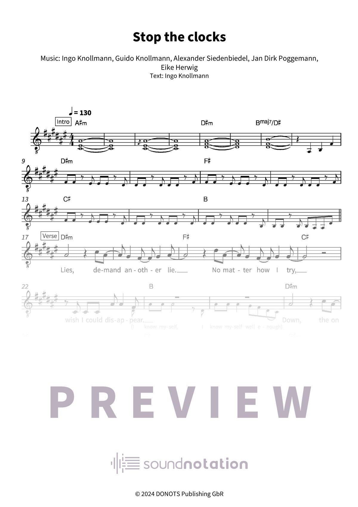 Stop the clocks - Preview Page 1