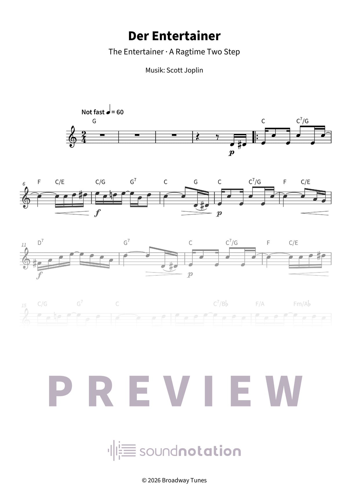 Der Entertainer - Preview Page 1