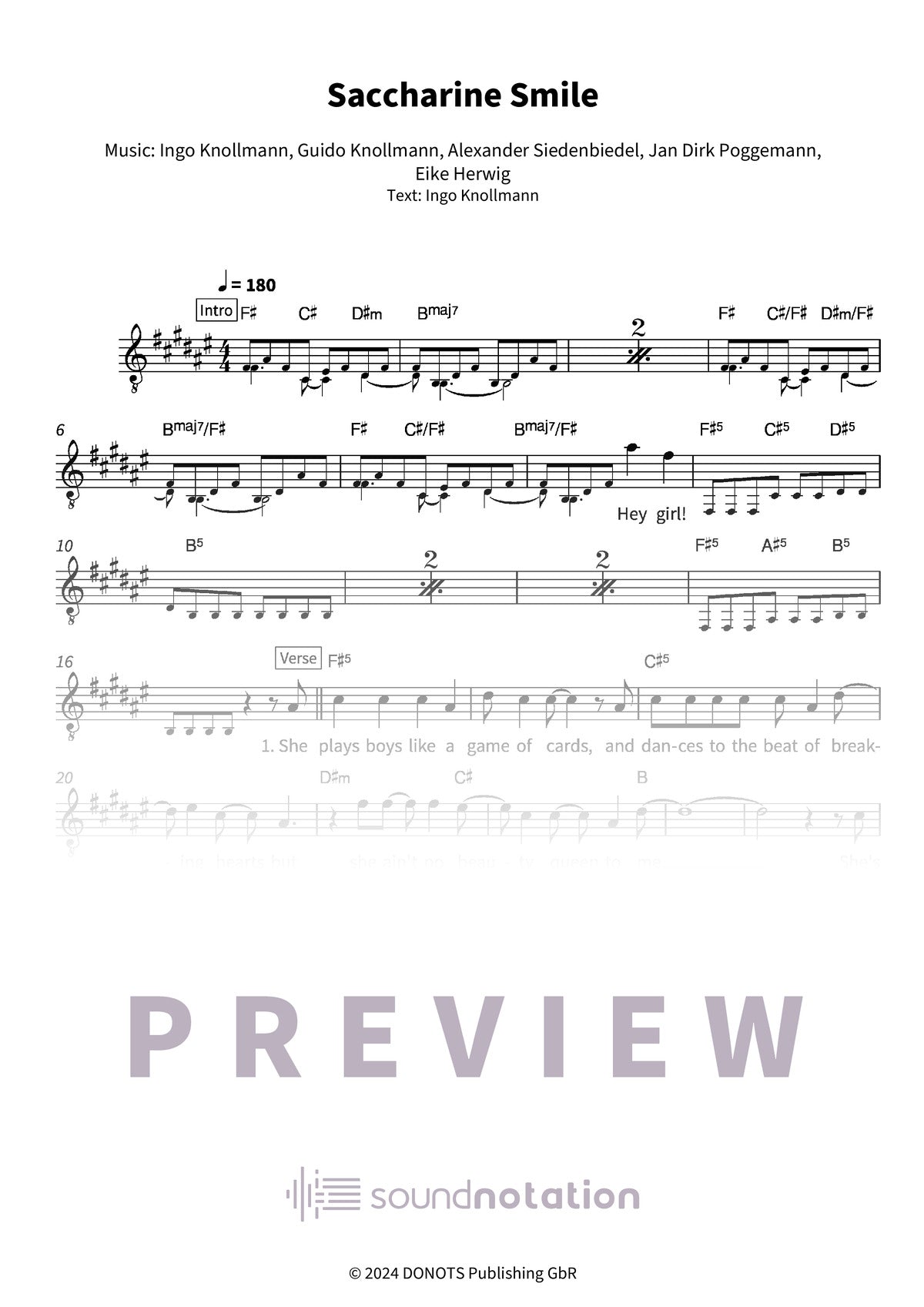 Saccharine Smile - Preview Page 1