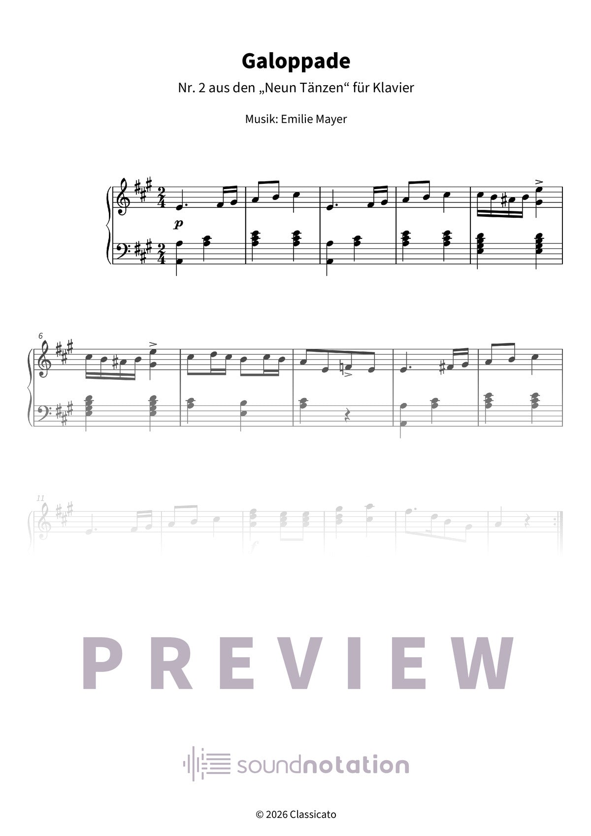 Galoppade - Preview Page 1