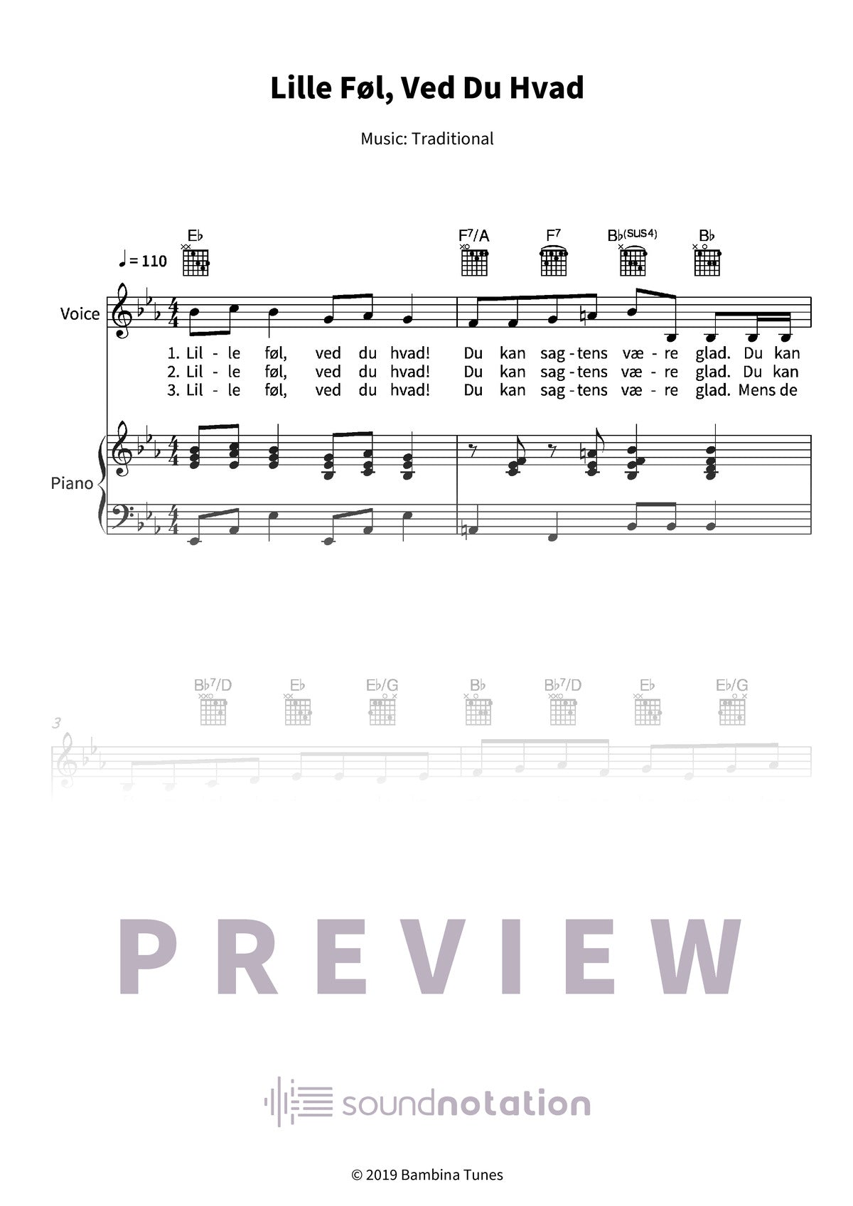 Lille Føl, Ved Du Hvad - Preview Page 1