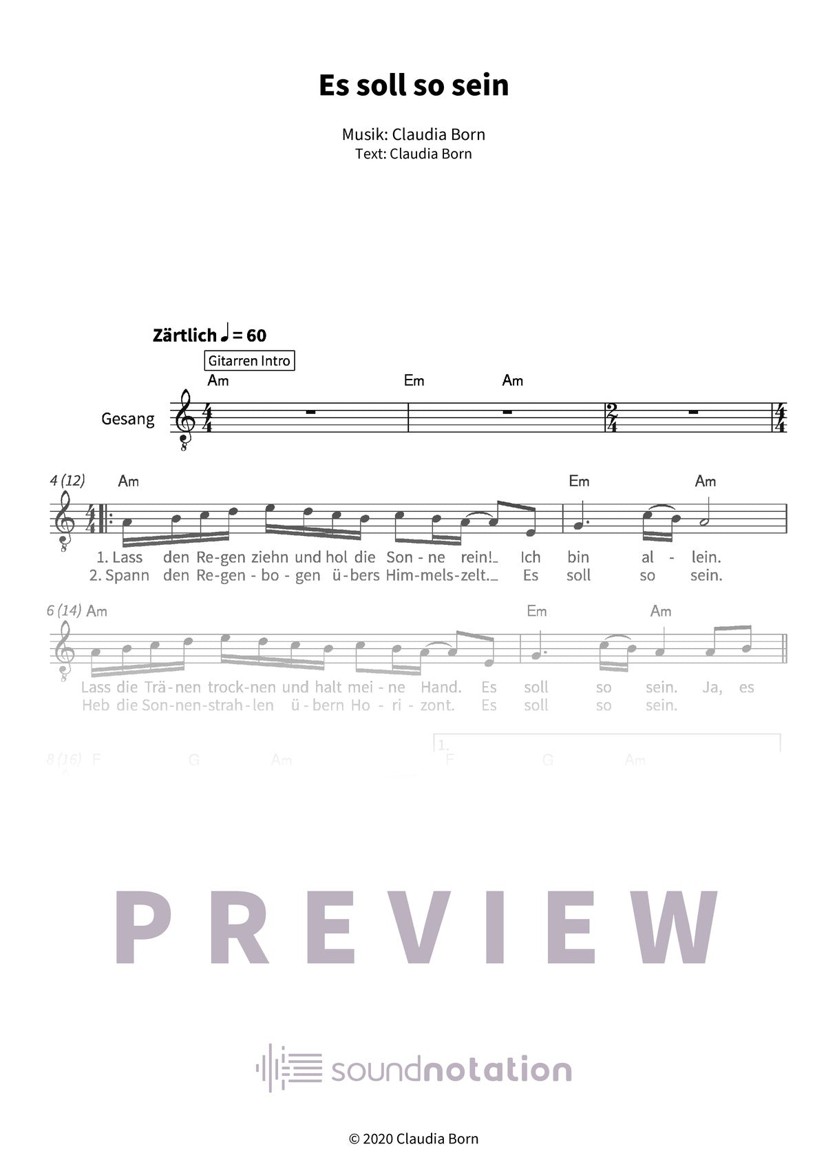 Es soll so sein - Preview Page 1