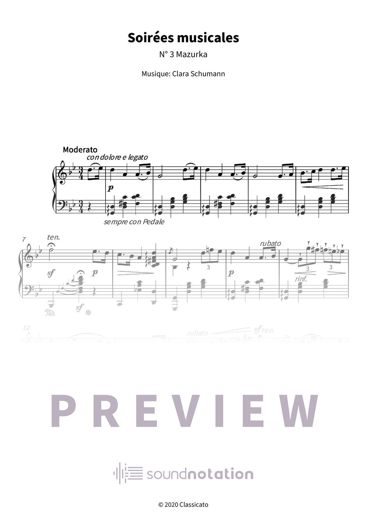 Soirées musicales - Preview Page 1