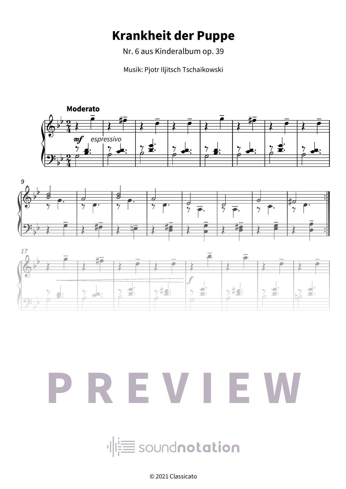 Krankheit der Puppe - Preview Page 1