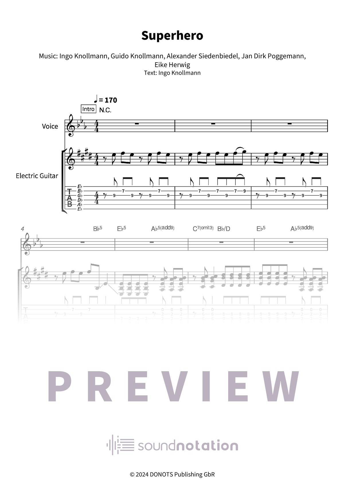 Superhero - Preview Page 1