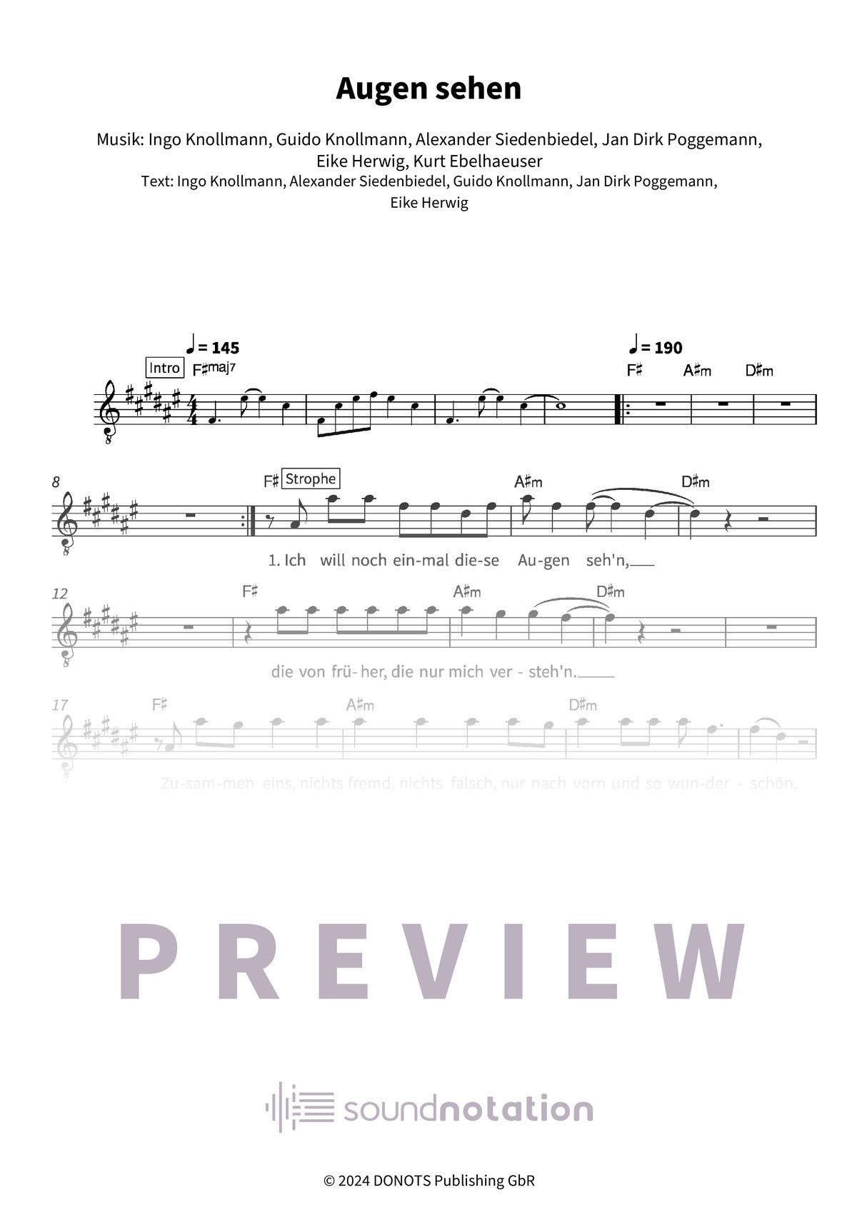 Augen sehen - Preview Page 1