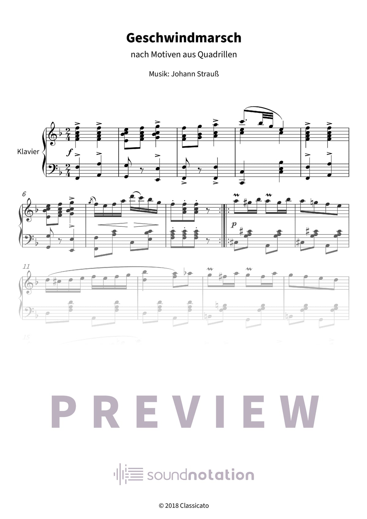 Geschwindmarsch - Preview Page 1