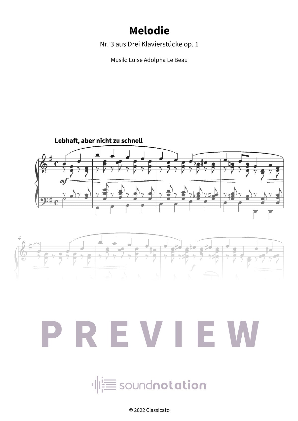 Melodie - Preview Page 1