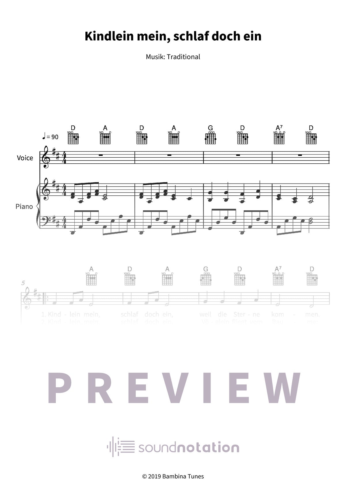 Kindlein mein, schlaf doch ein - Preview Page 1