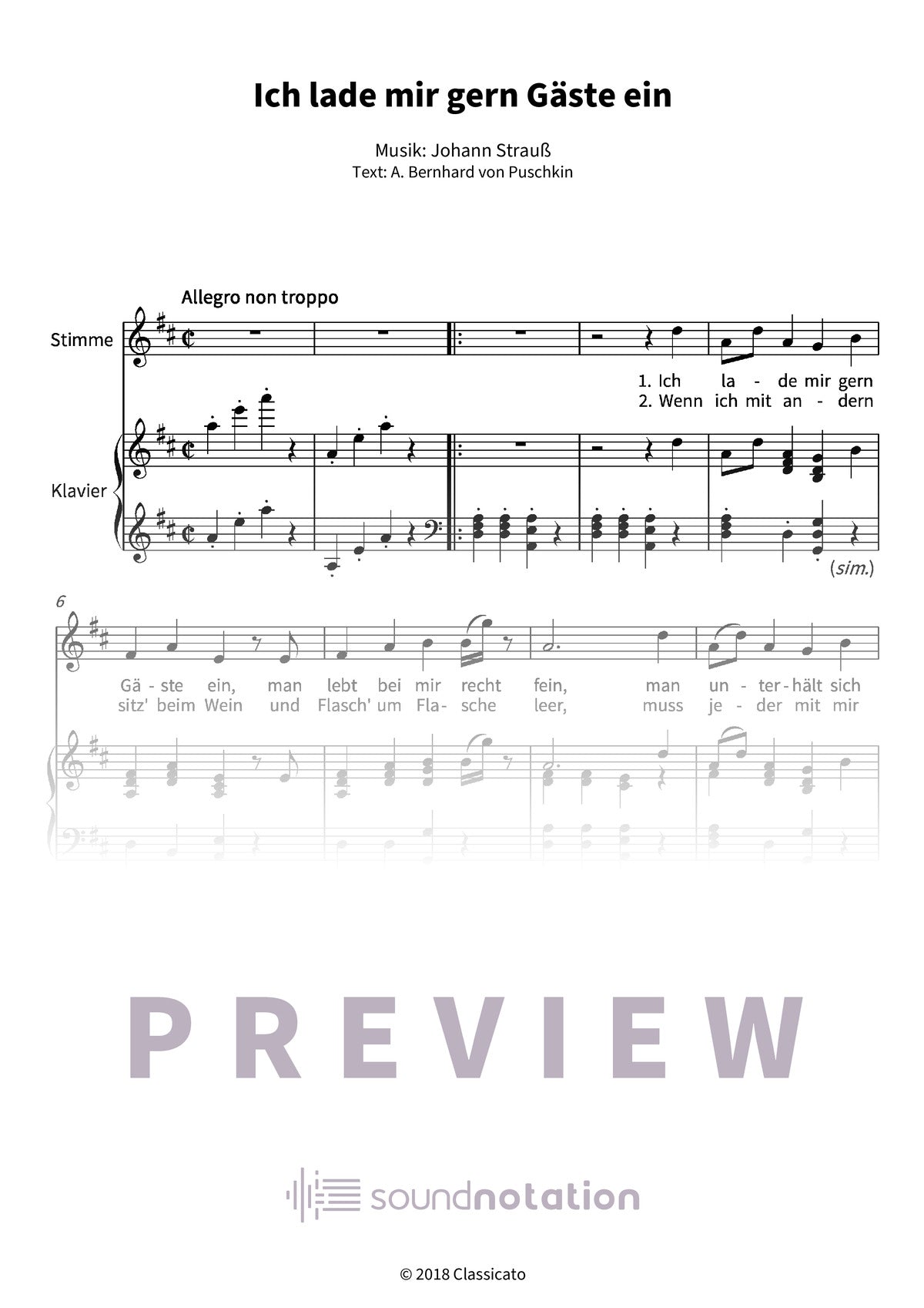 Ich lade mir gern Gäste ein - Preview Page 1