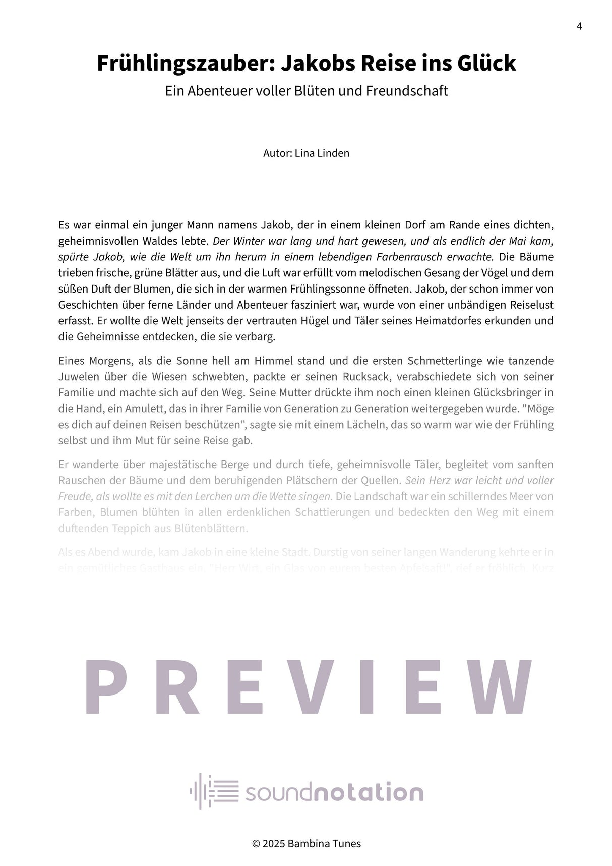 Frühlingszauber - Preview Page 1