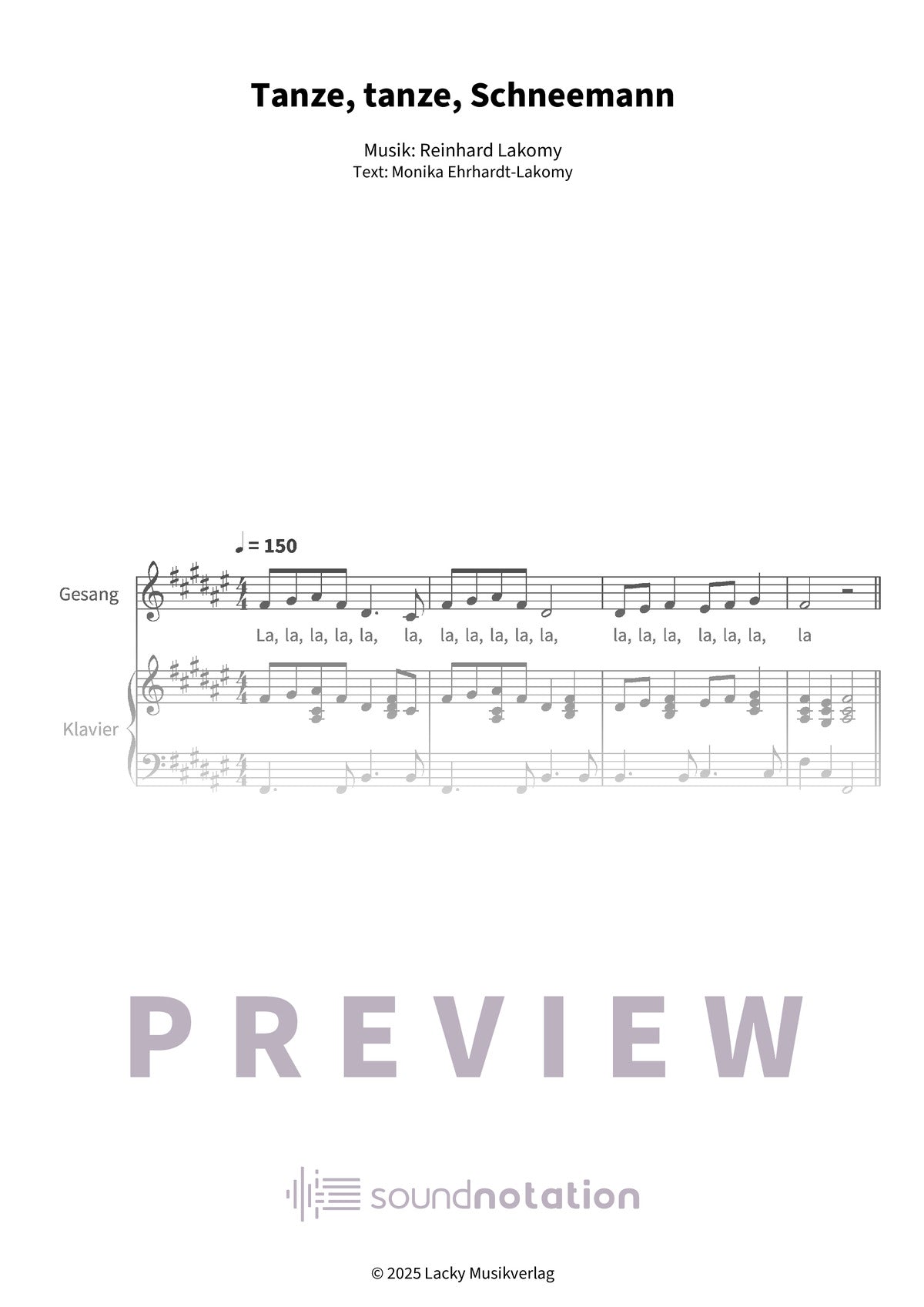 Tanze, tanze, Schneemann - Preview Page 1