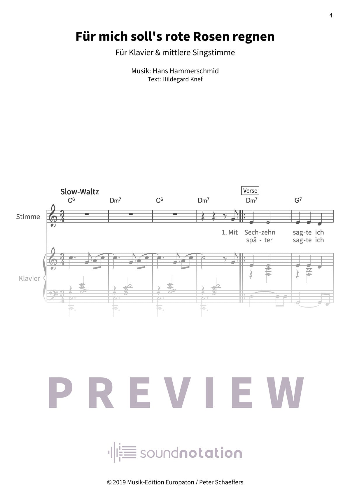 Für mich soll's rote Rosen regnen - Preview Page 1