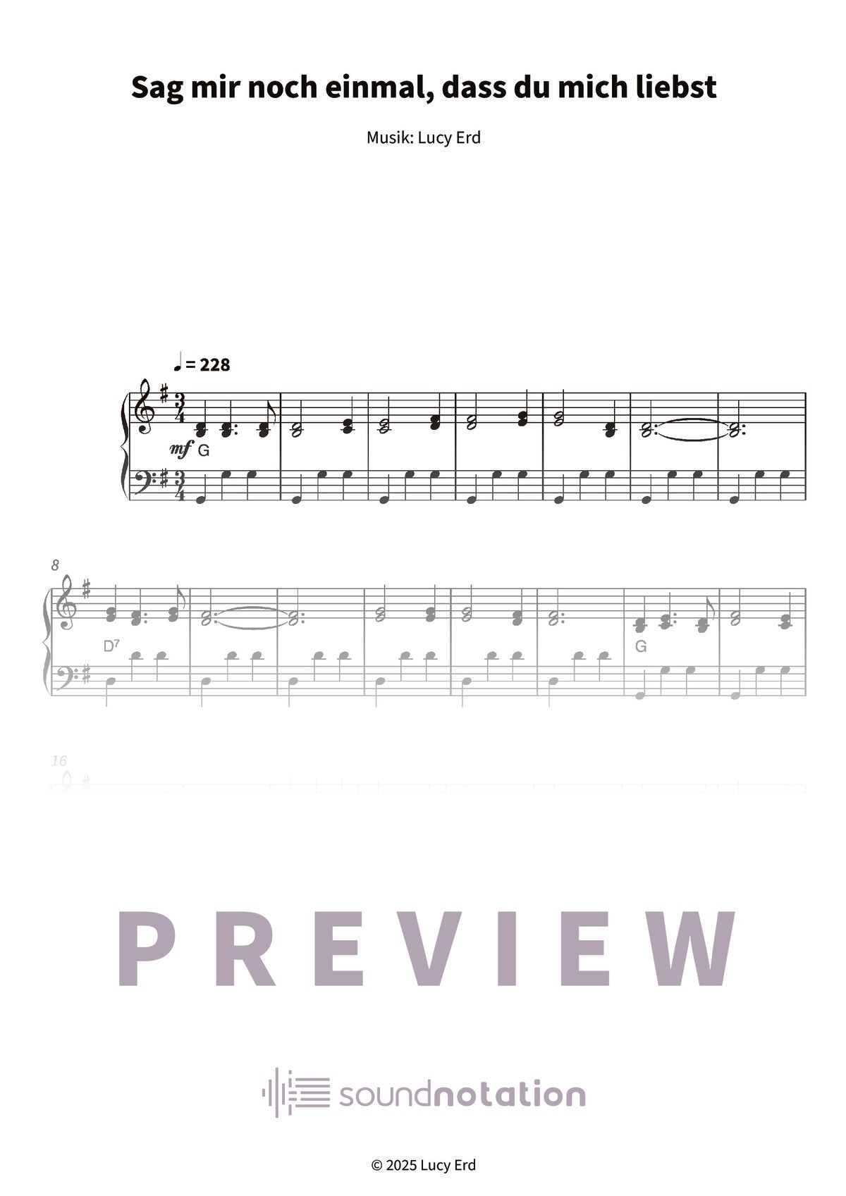 Sag mir noch einmal, dass du mich liebst - Preview Page 1