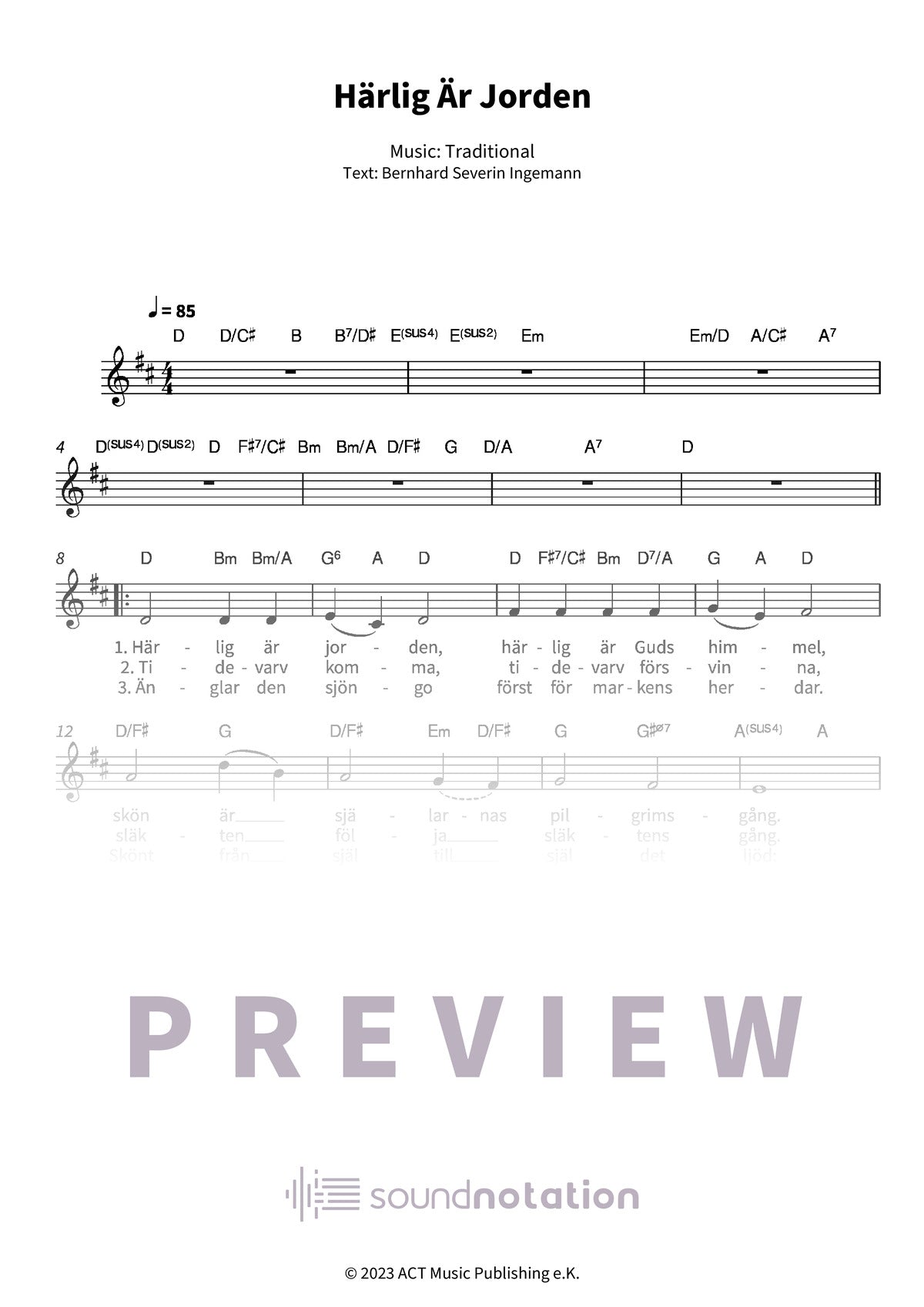 Härlig Är Jorden - Preview Page 1