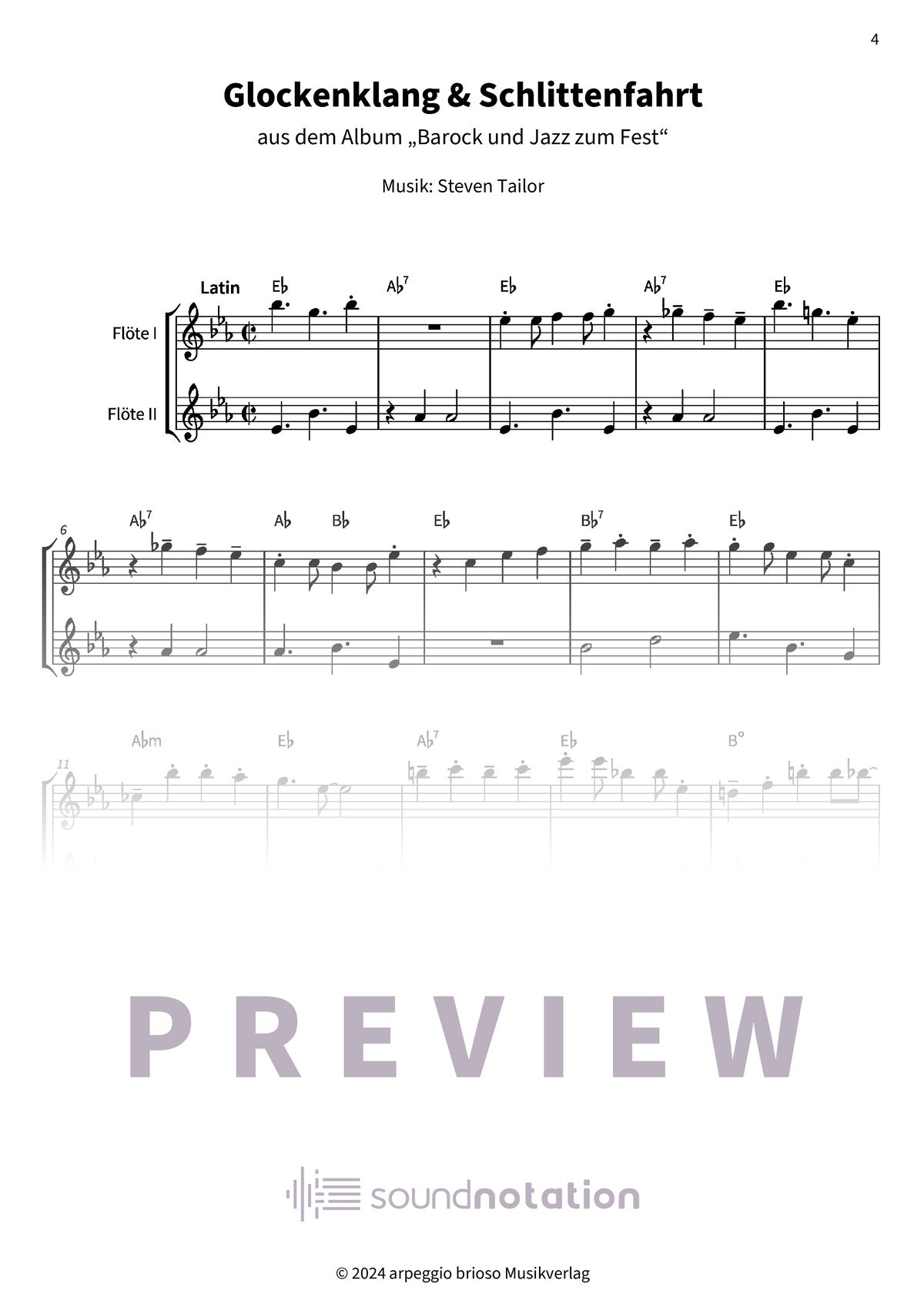 Glockenklang & Schlittenfahrt - Preview Page 1