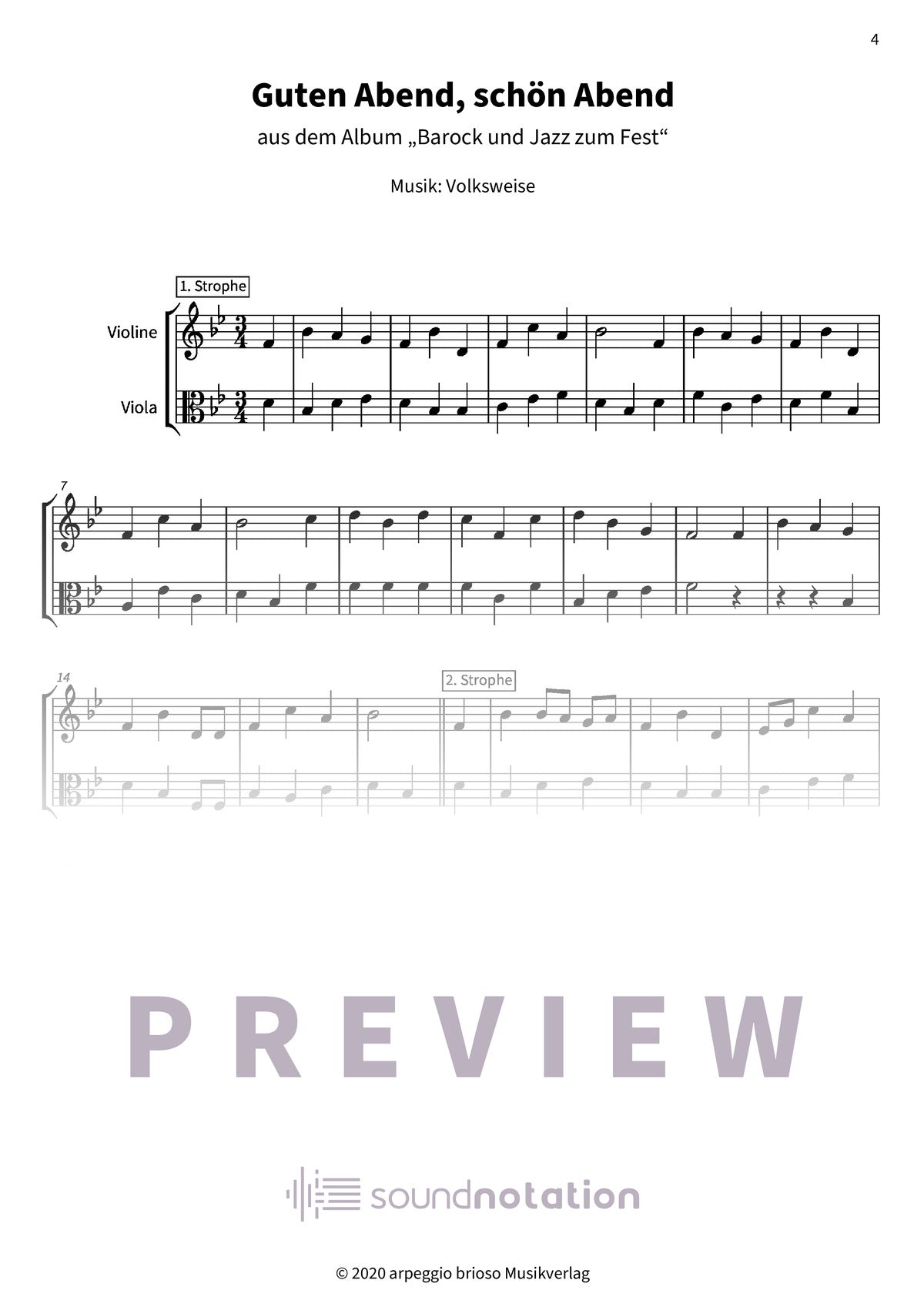 Guten Abend, schön Abend - Preview Page 1