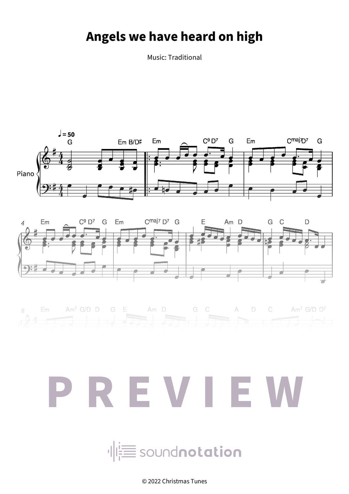 Angels we have heard on high - Preview Page 1