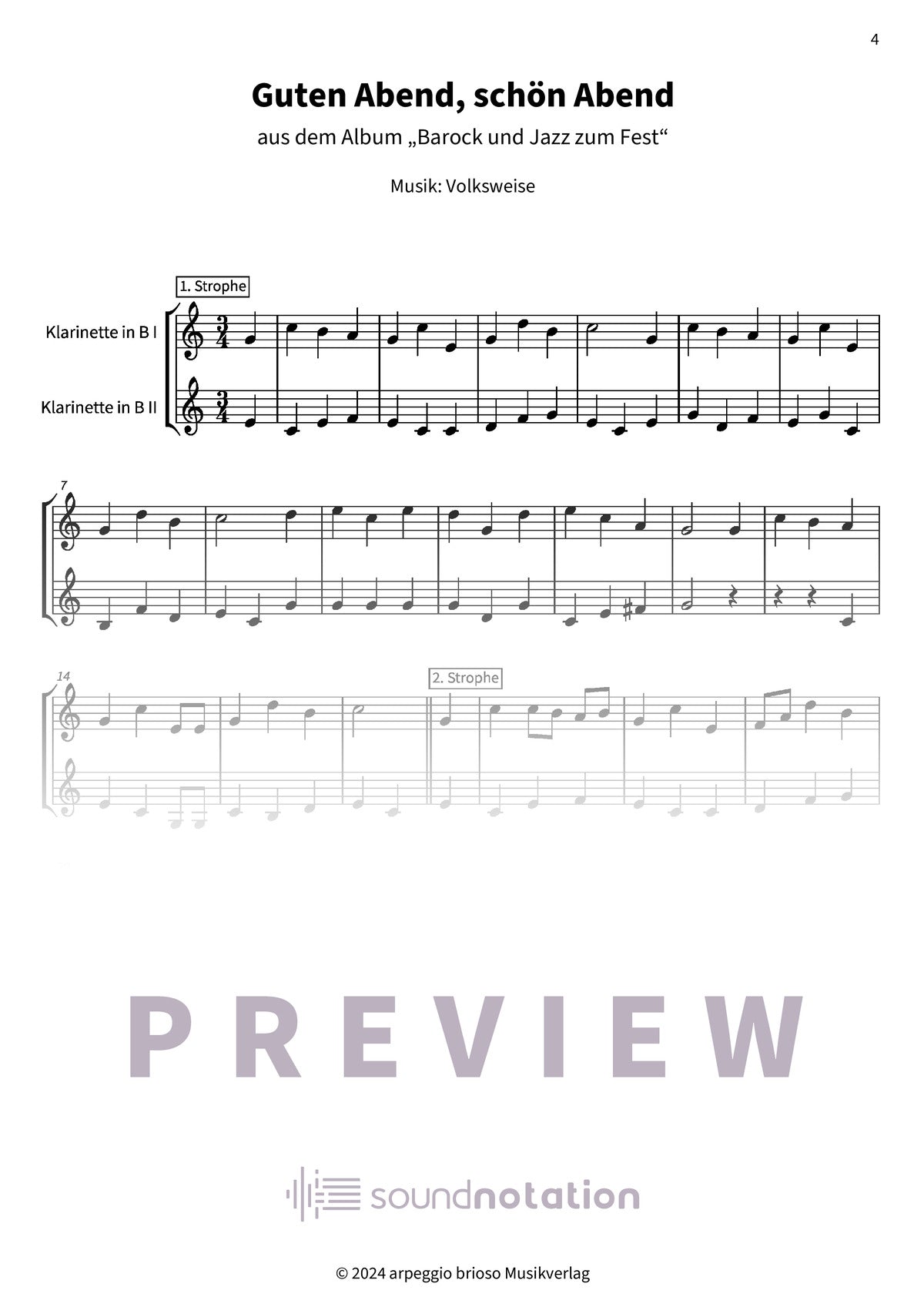 Guten Abend, schön Abend - Preview Page 1