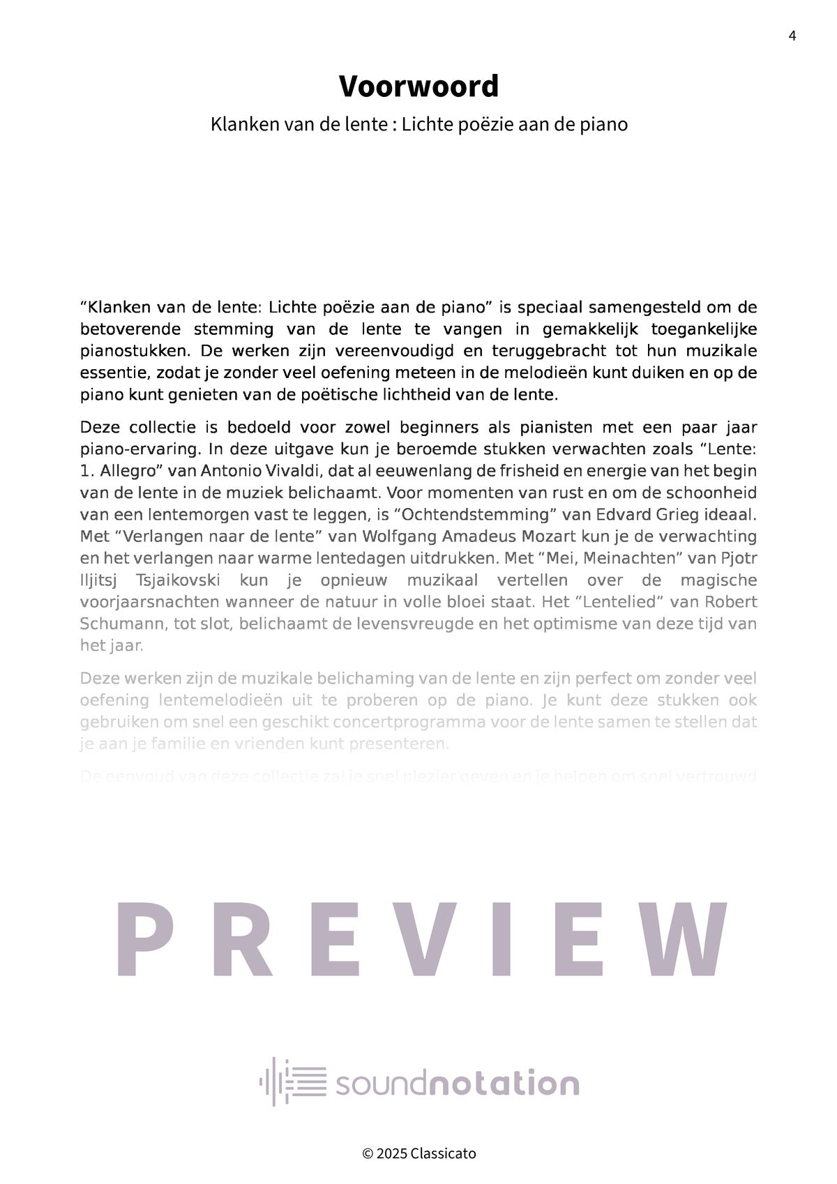 Klanken van de lente - Preview Page 1