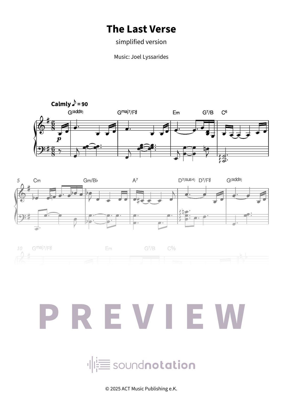 The Last Verse - Preview Page 1