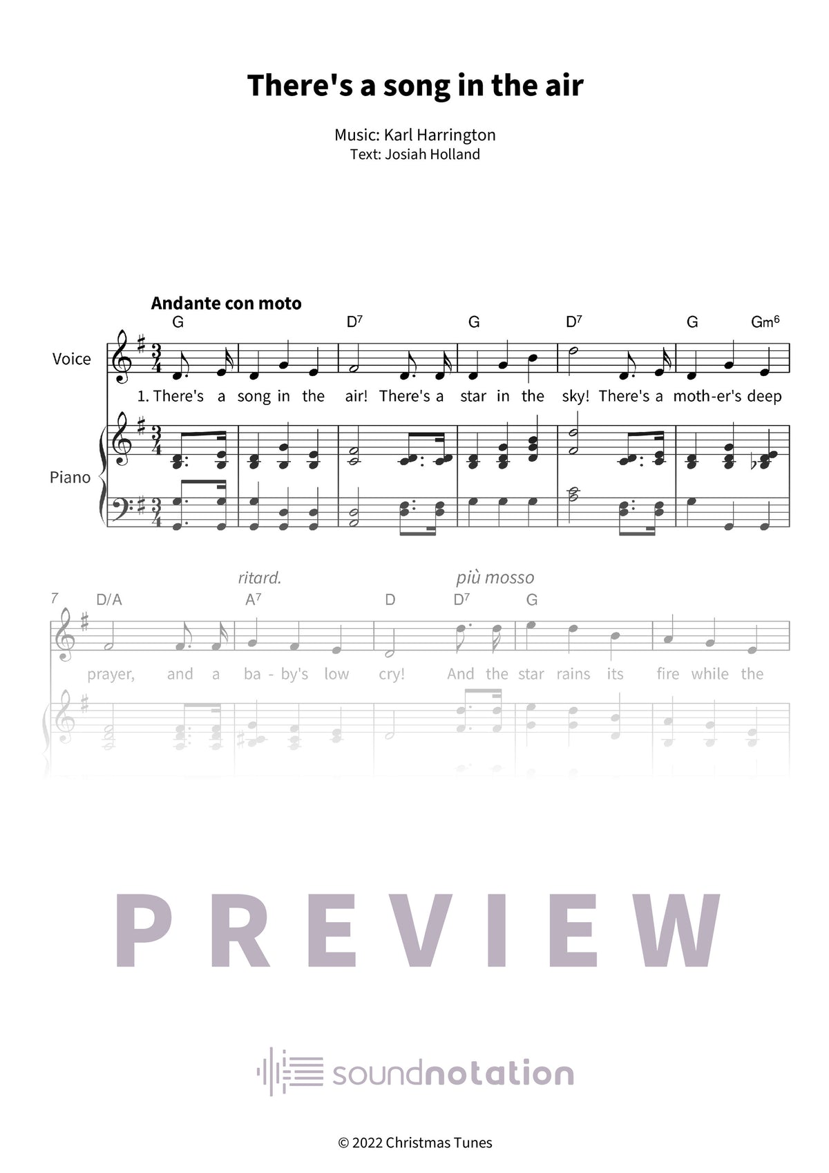 There's a song in the air - Preview Page 1