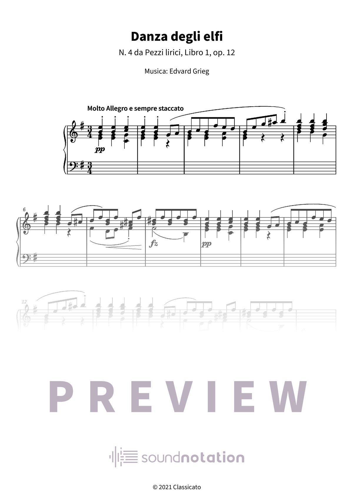 Danza degli elfi - Preview Page 1
