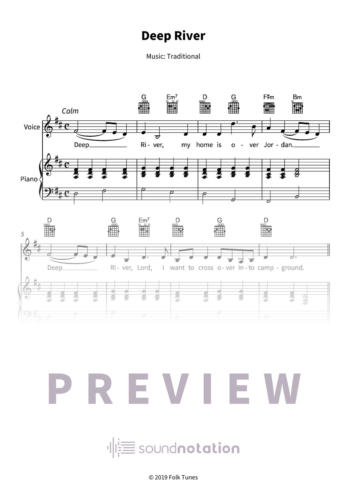 Deep River - Preview Page 1