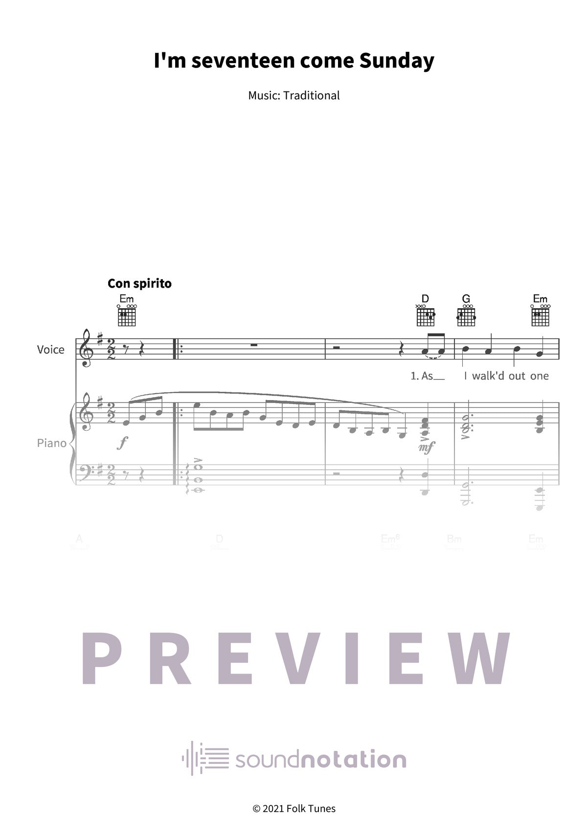 I'm seventeen come Sunday - Preview Page 1