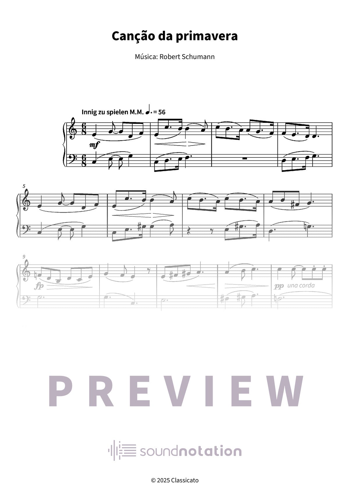 Canção da primavera - Preview Page 1