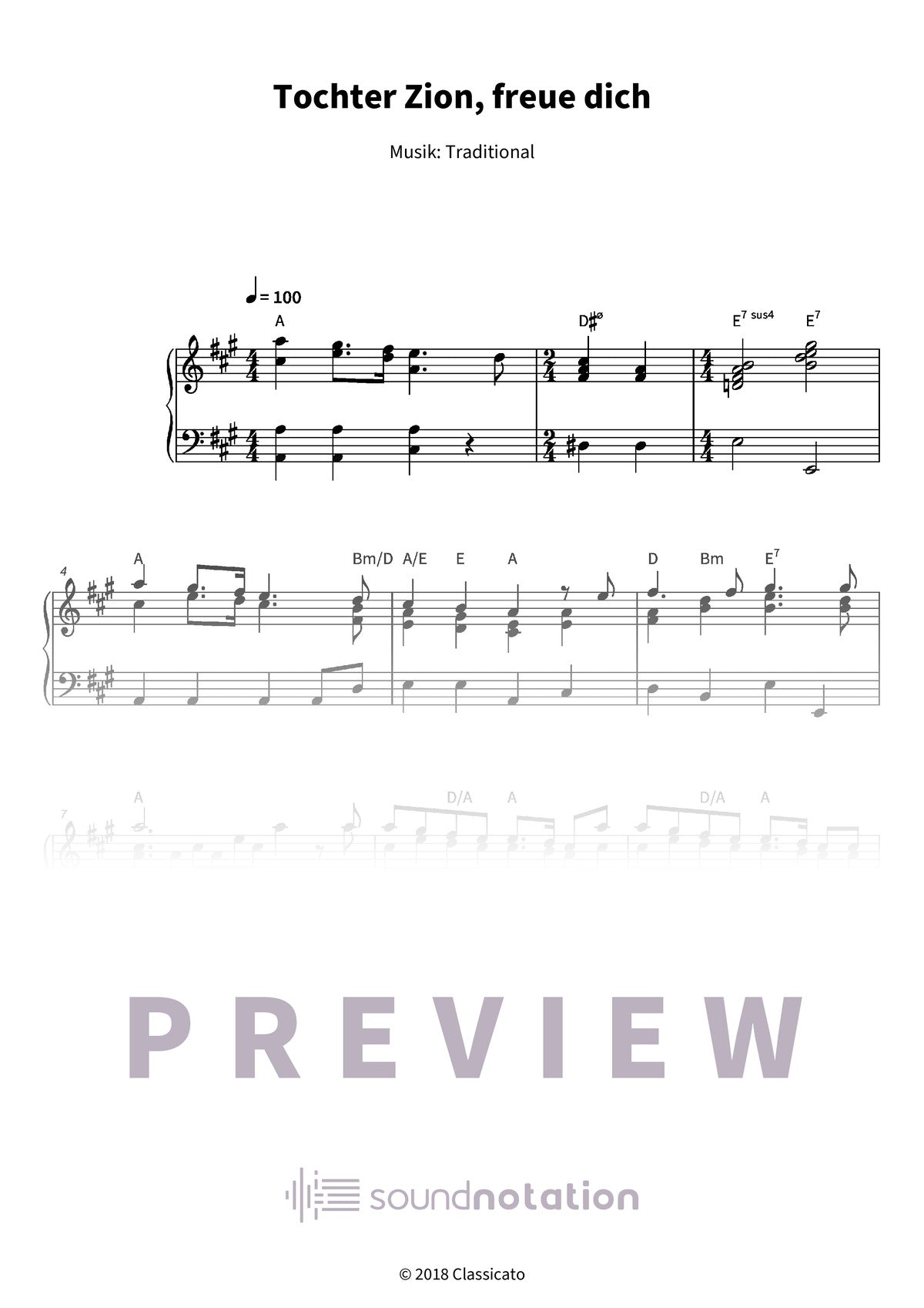 Tochter Zion, freue dich - Preview Page 1