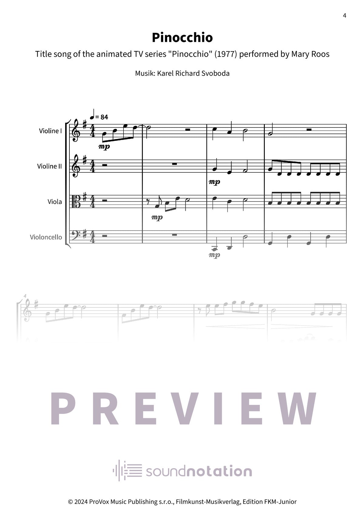 Pinocchio - Preview Page 1