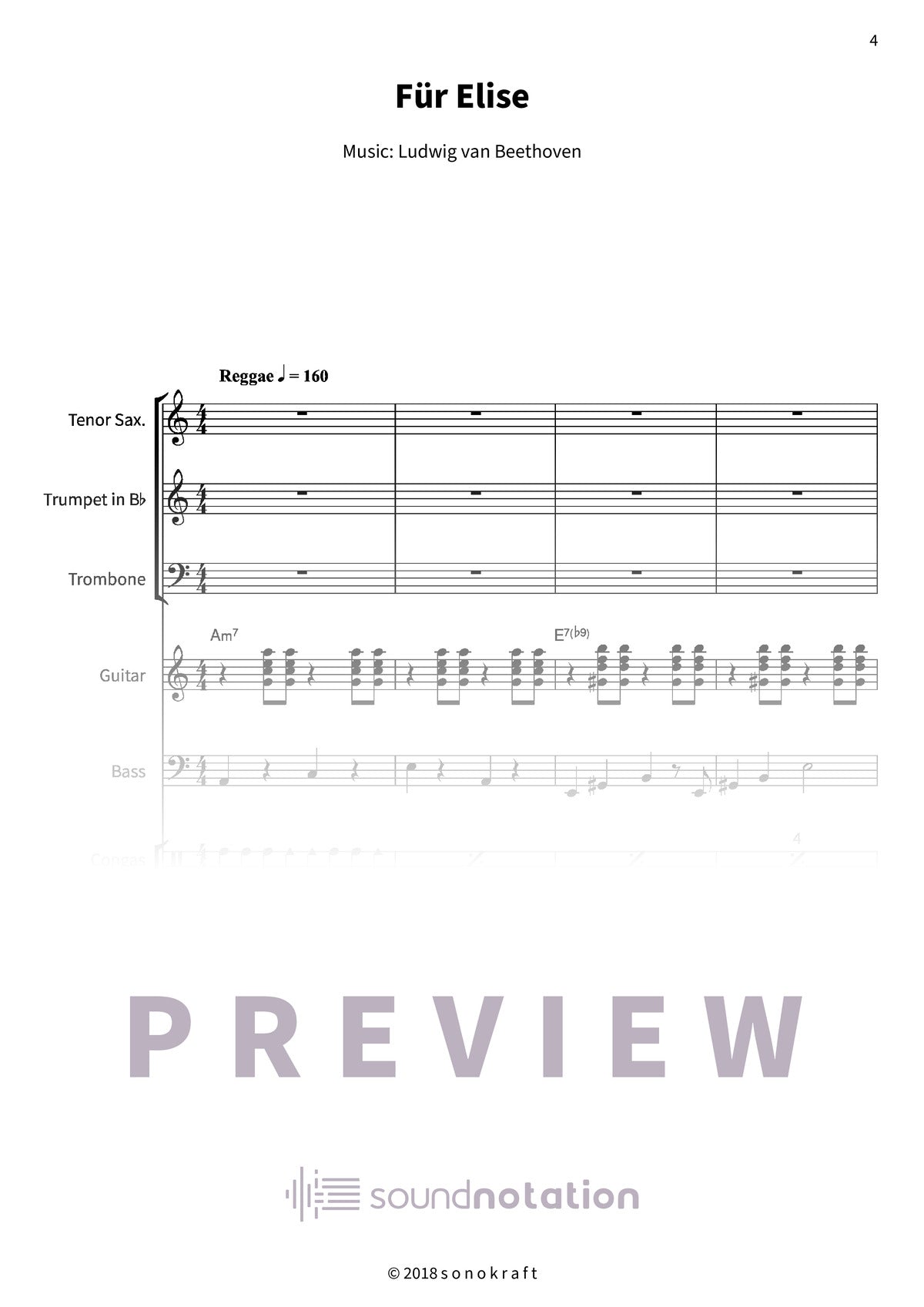 Für Elise - Preview Page 1