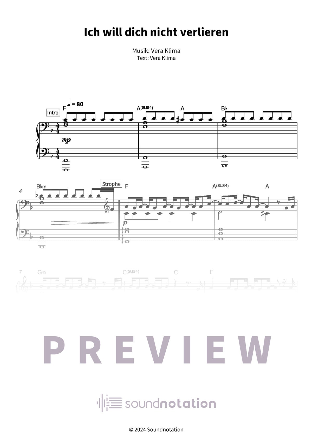 Ich will dich nicht verlieren - Preview Page 1
