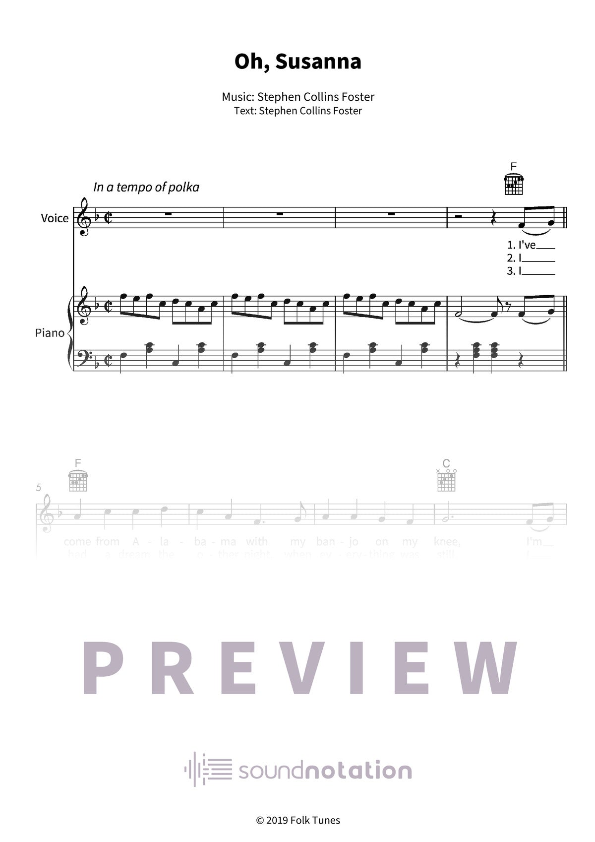 Oh, Susanna - Preview Page 1