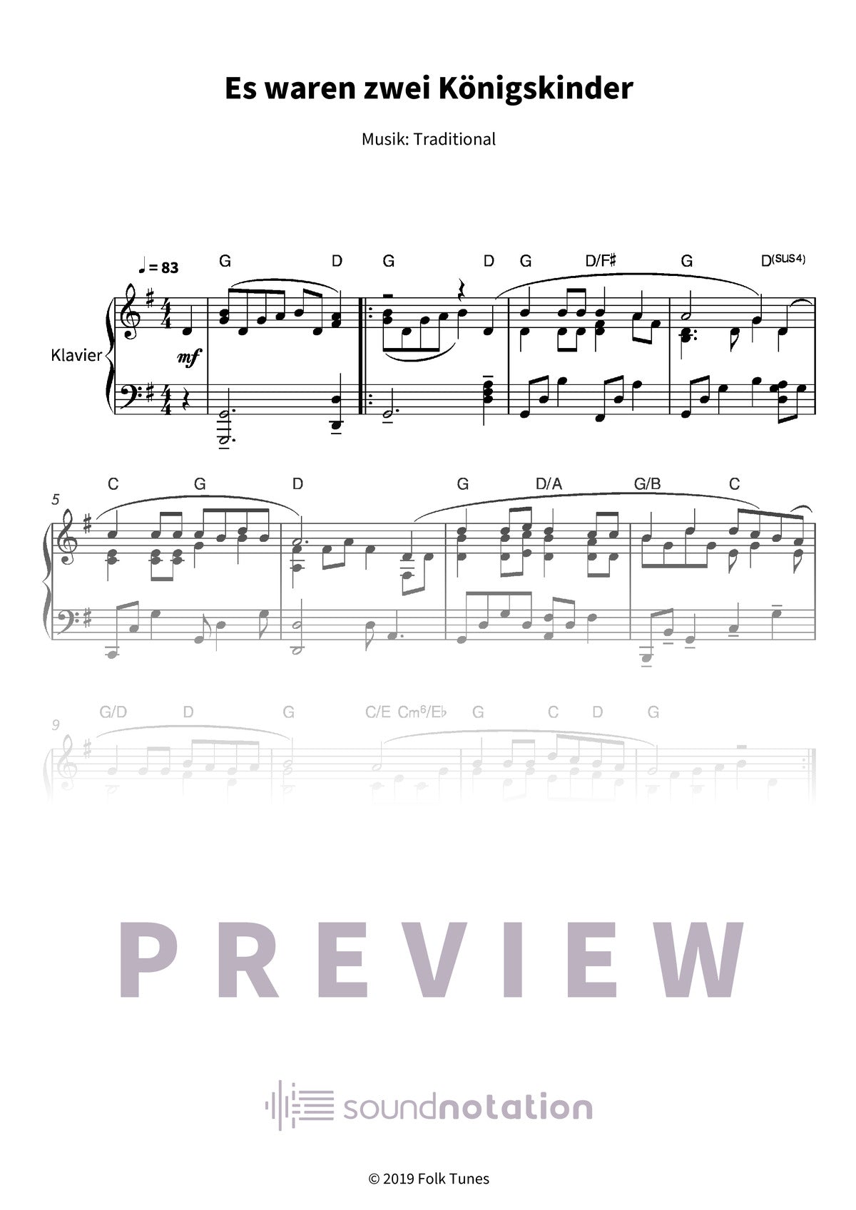 Es waren zwei Königskinder - Preview Page 1