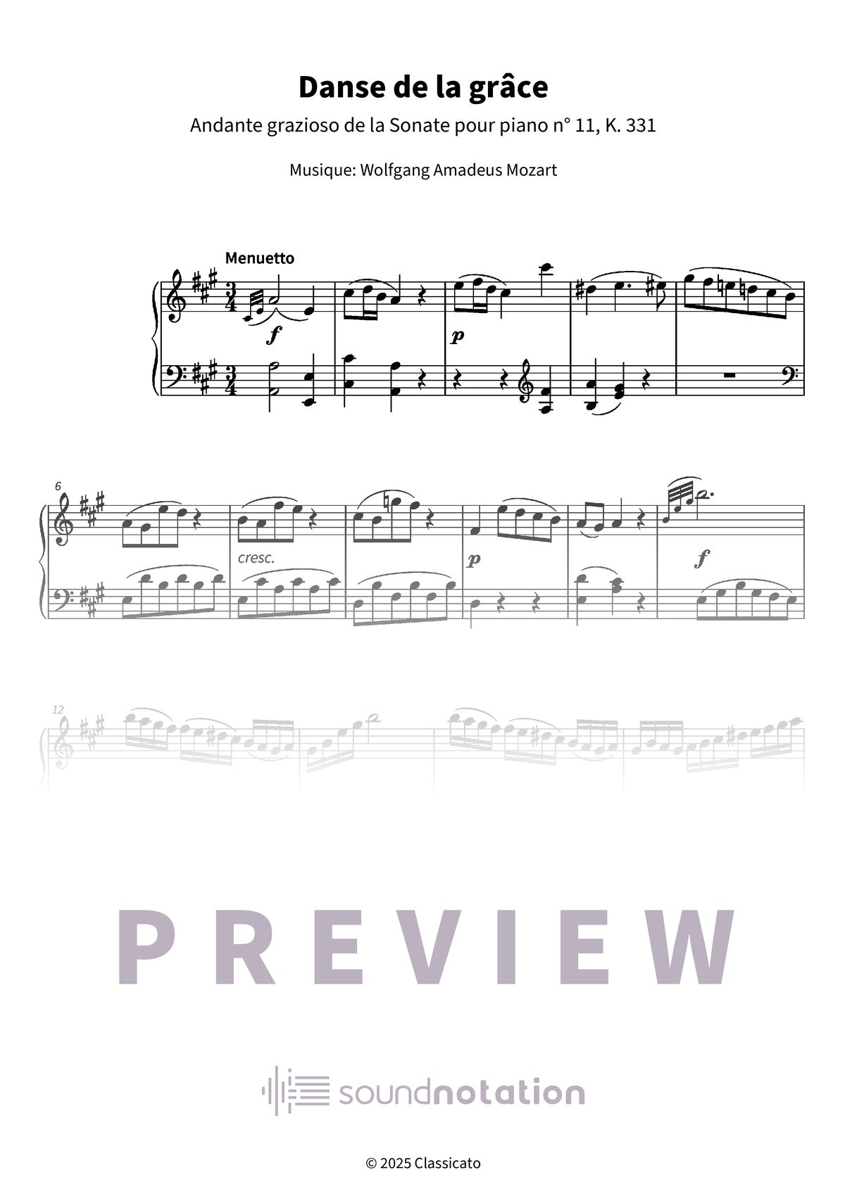 Danse de la grâce - Preview Page 1